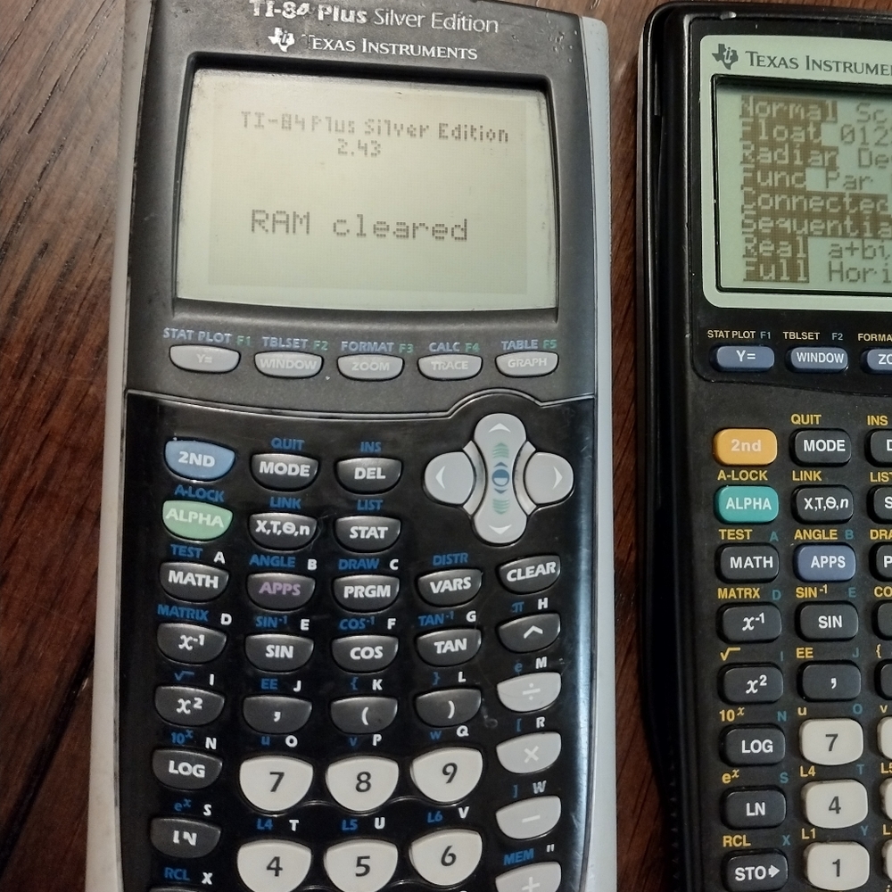 Texas instruments TI-84 Plus silver edition graphic calculator